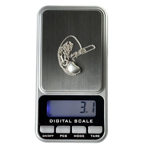 ❌SOLD❌ 💎TIFFANY & Co. Sterling Silver Elsa Peretti Bean Pendant Necklace - Picture 11 of 14